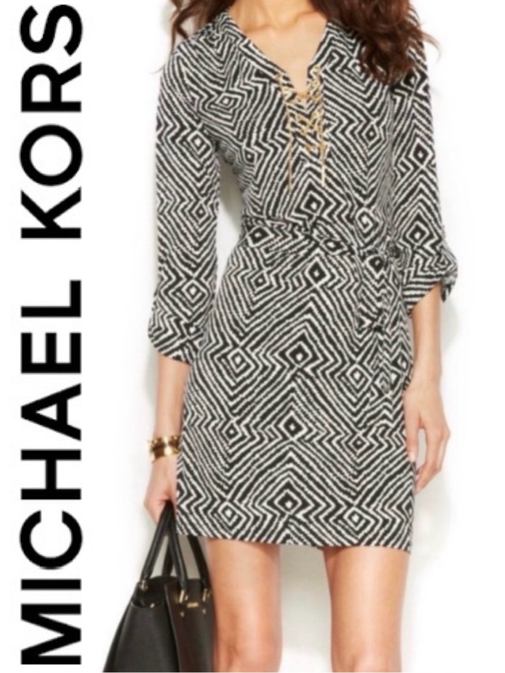 MICHAEL Michael Kors Chain Lace-up Dress